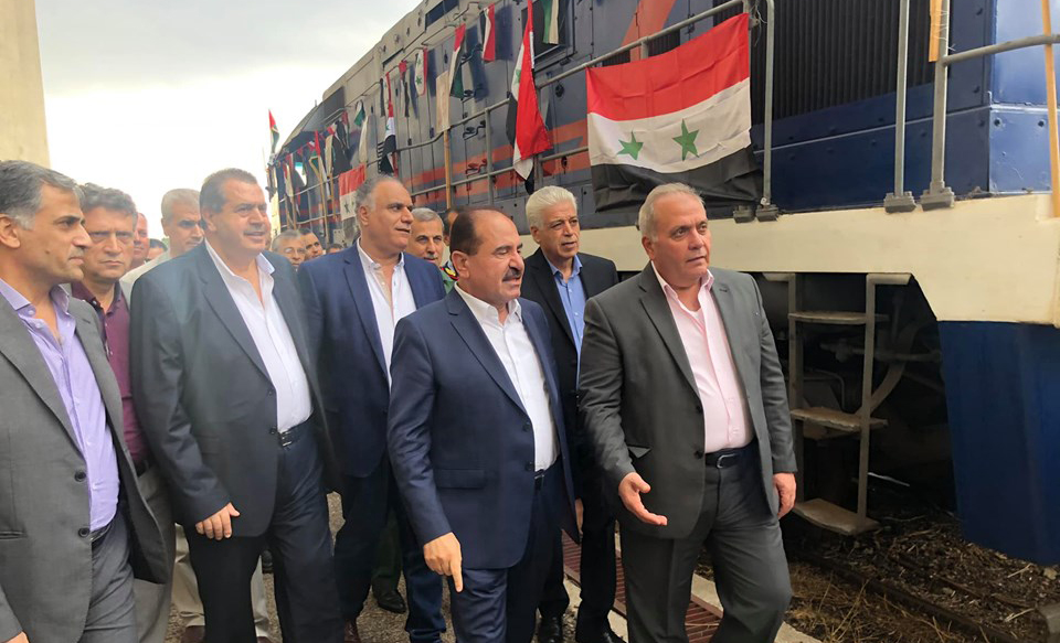 إعادة تشغيل قطارات نقل الحبوب إلى صوامع حمص بطاقة تبلغ ألفي طن يومياً